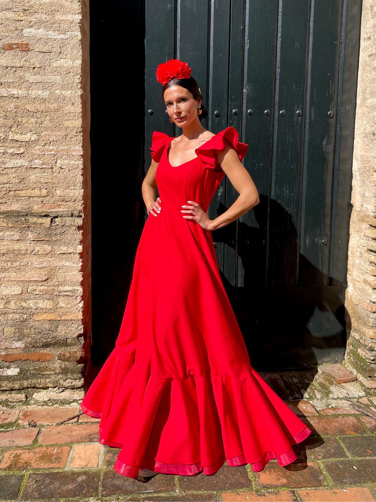 Bata Rociera Strech Roja