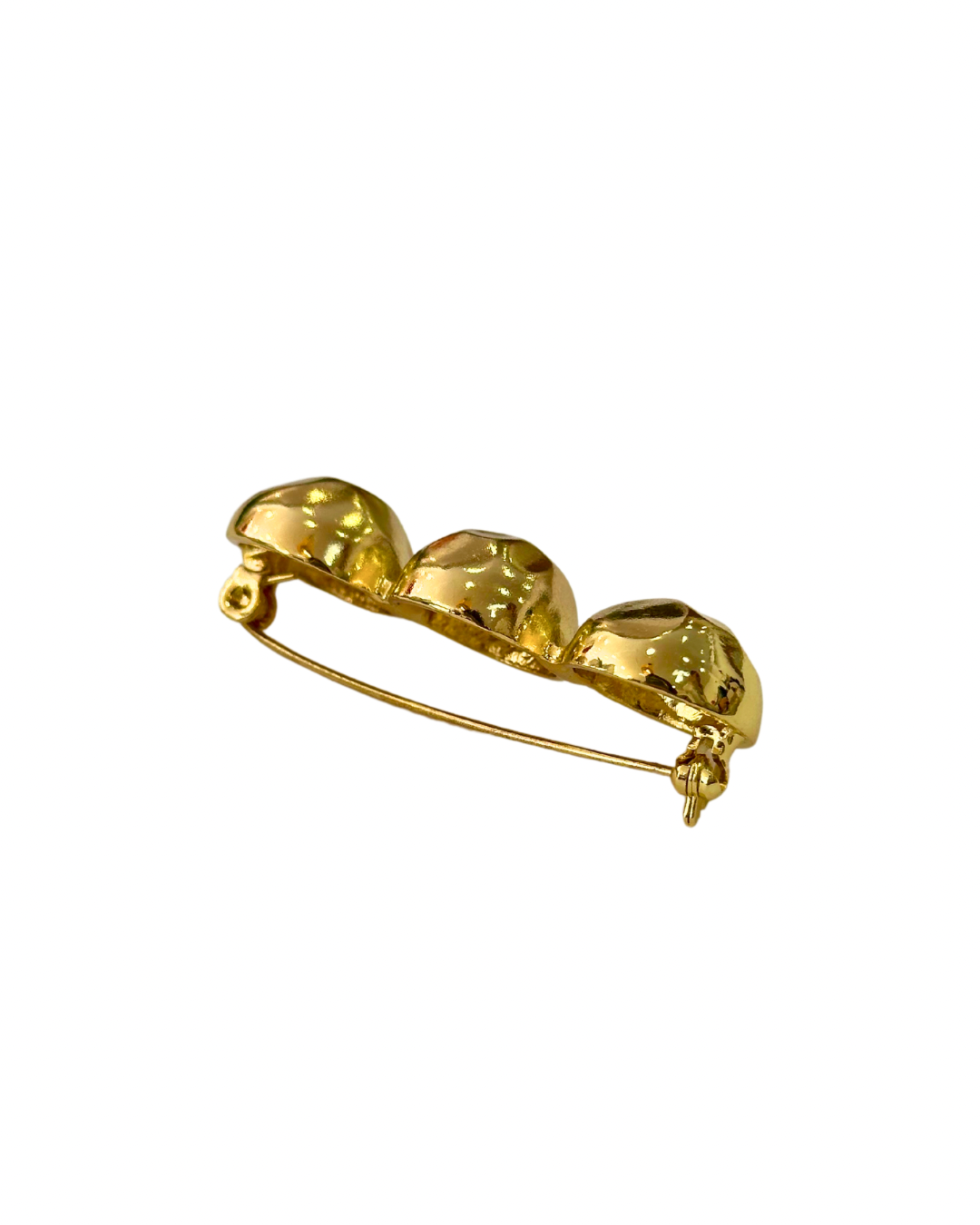 Broche De Flamenca Perlas Doradas