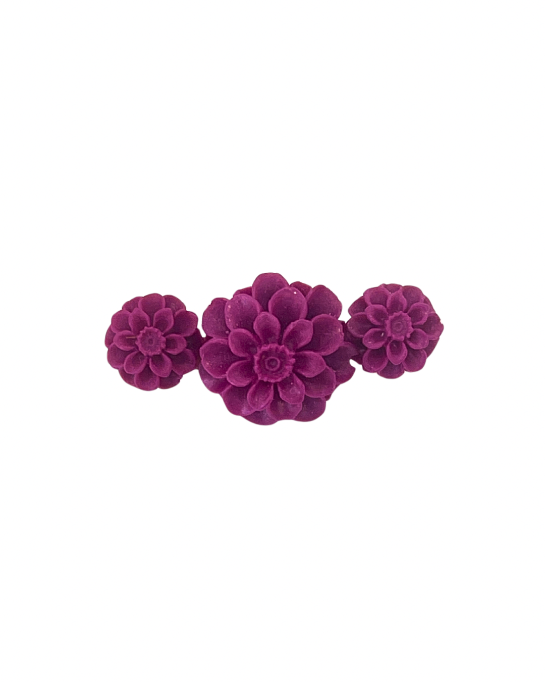 Broche de flamenca Flores acetato Buganvilla