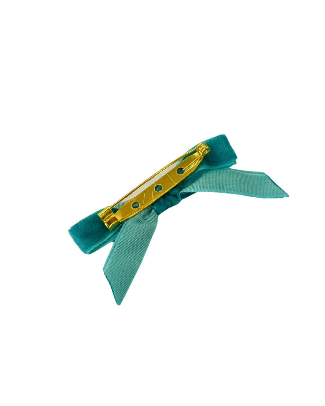 Broche_de_flamenca_lazo_turquesa_detalle