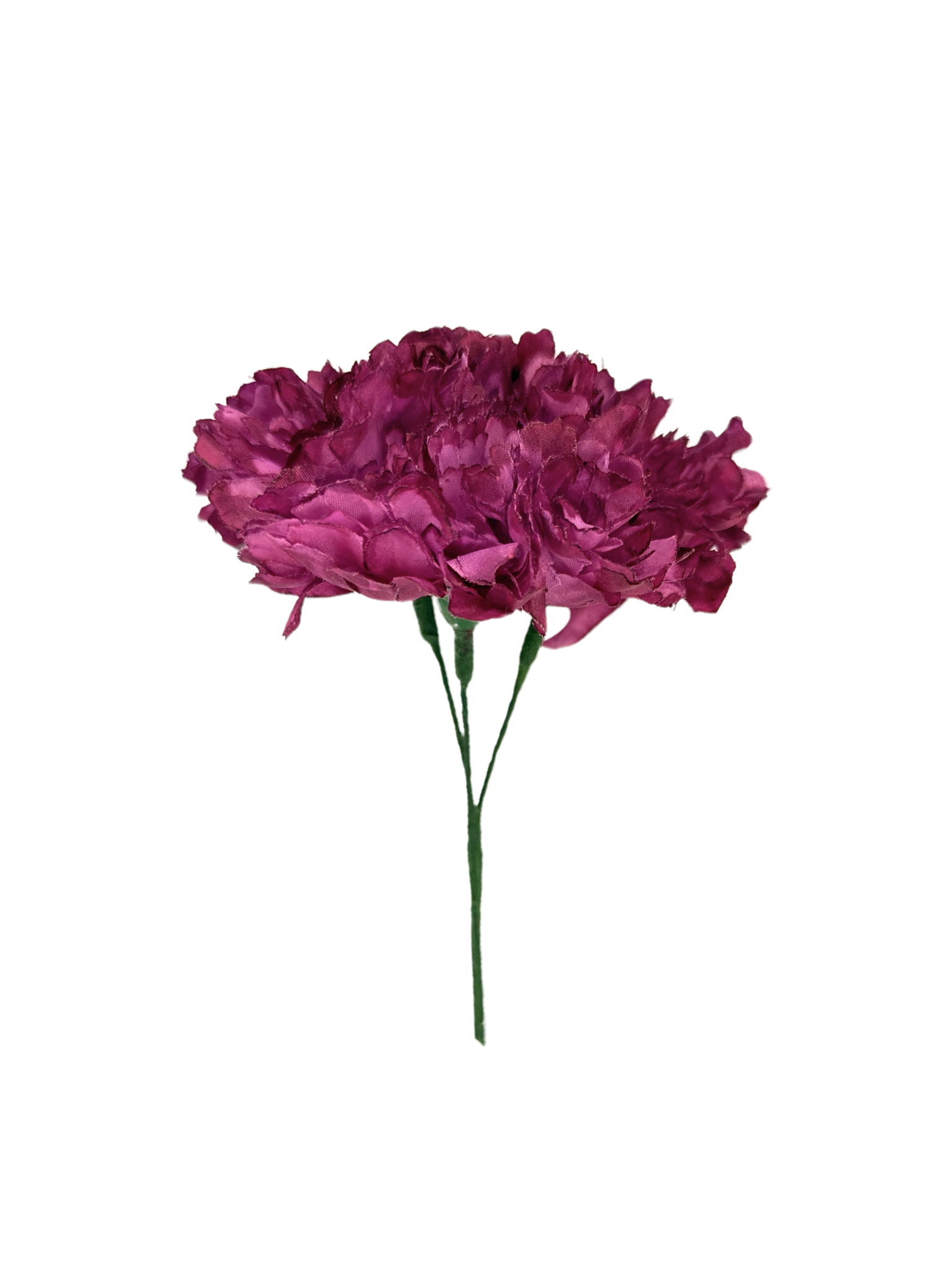 Ramillete de Flamenca Niña Teñido a Mano de Claveles Frambuesa