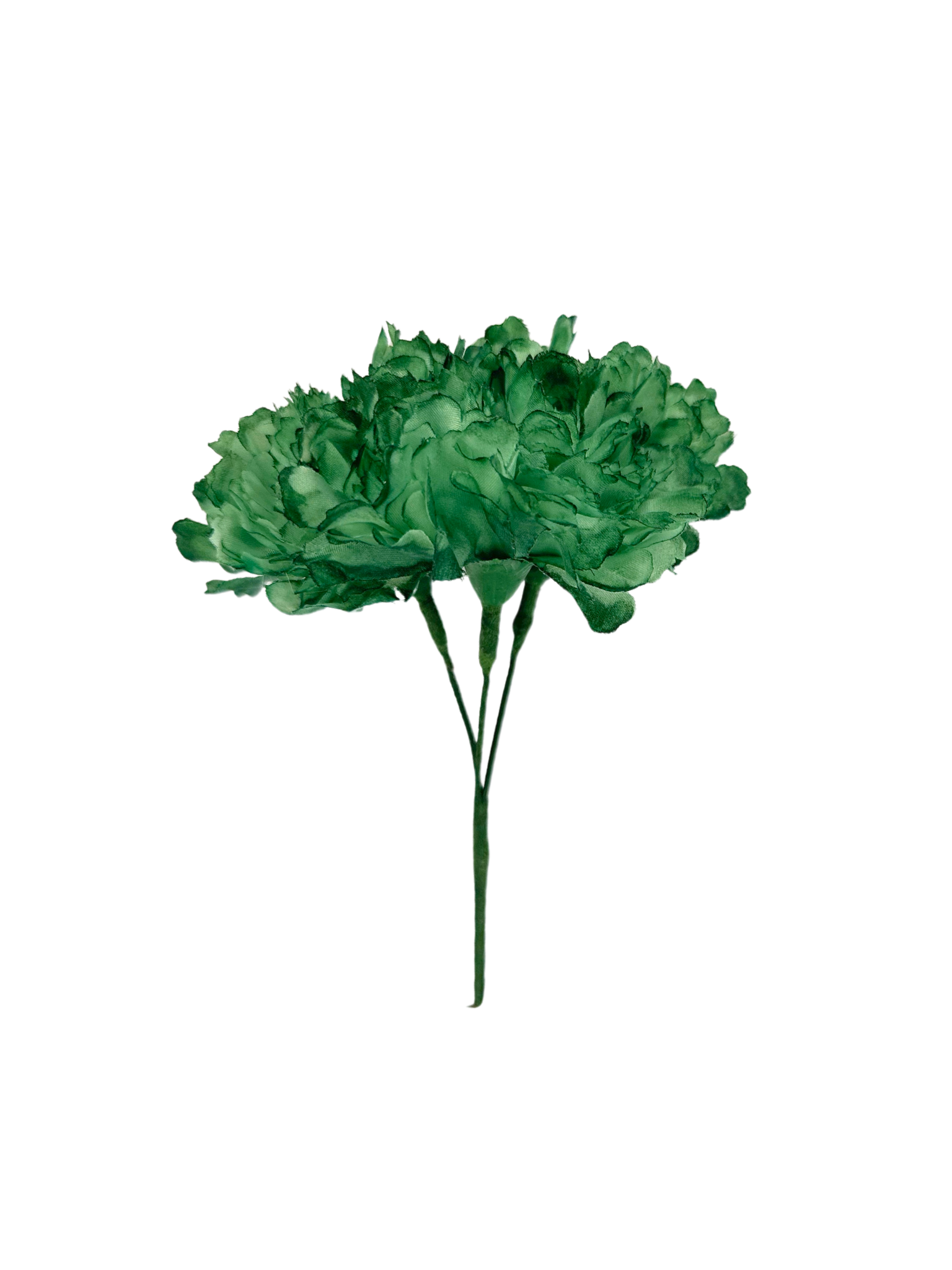 Ramillete de Flamenca Niña Teñido a Mano de Claveles Jabonoso Claro