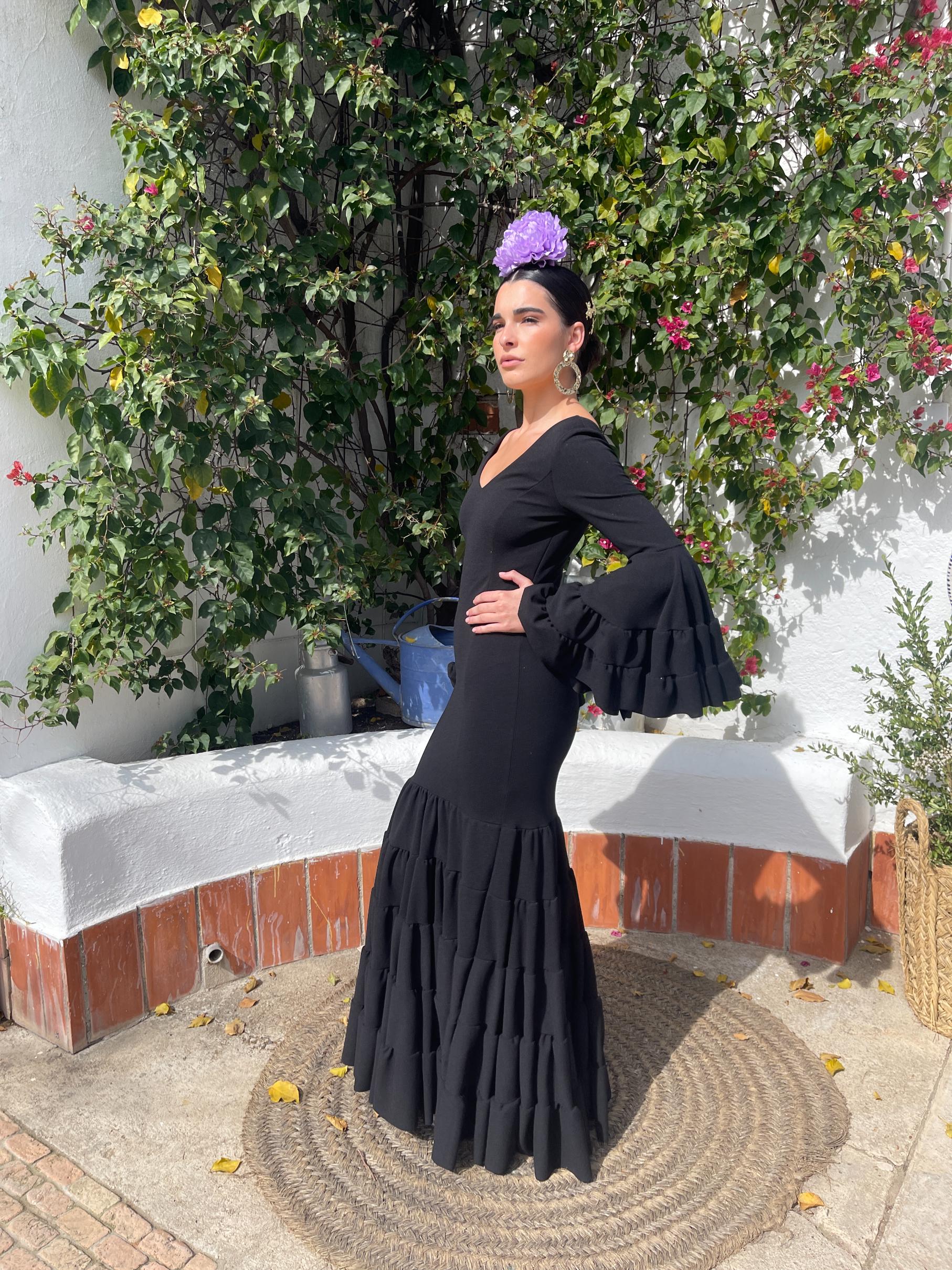 Traje Flamenca Low Cost Canastero Negro