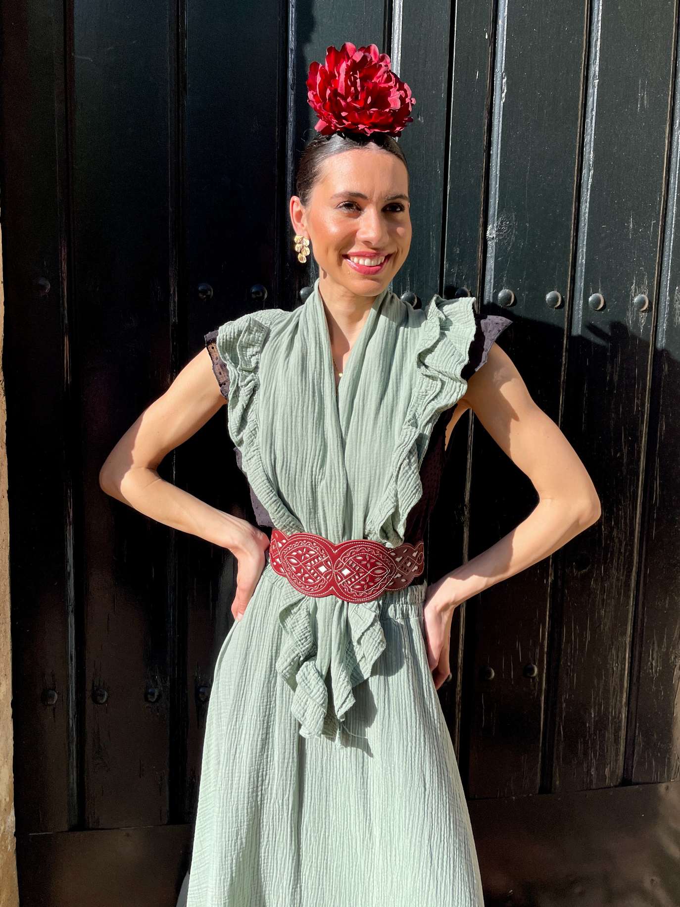 Conjunto de Falda y Piquillo de Romería Bambula Jabonoso