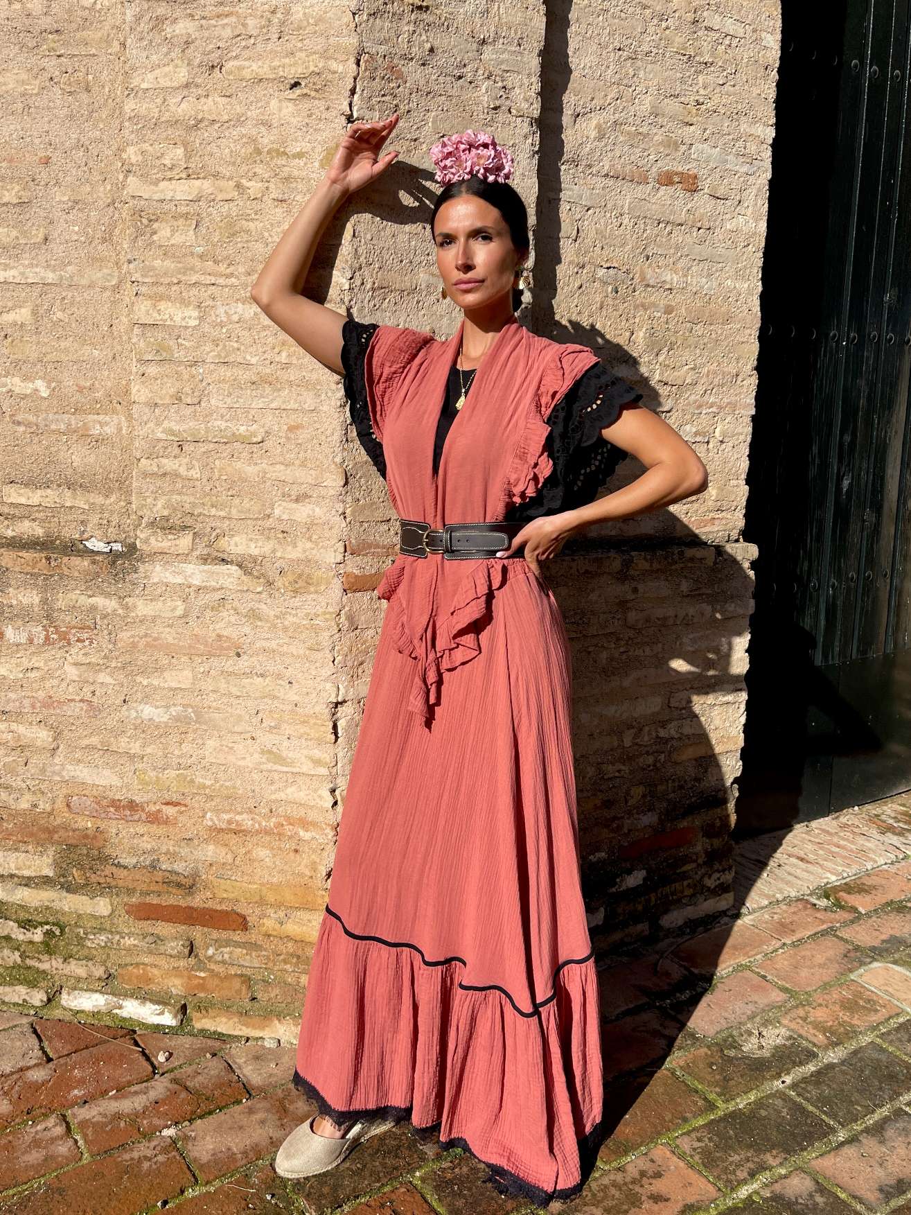 Conjunto de Falda y Piquillo de Romería Bambula Caldera
