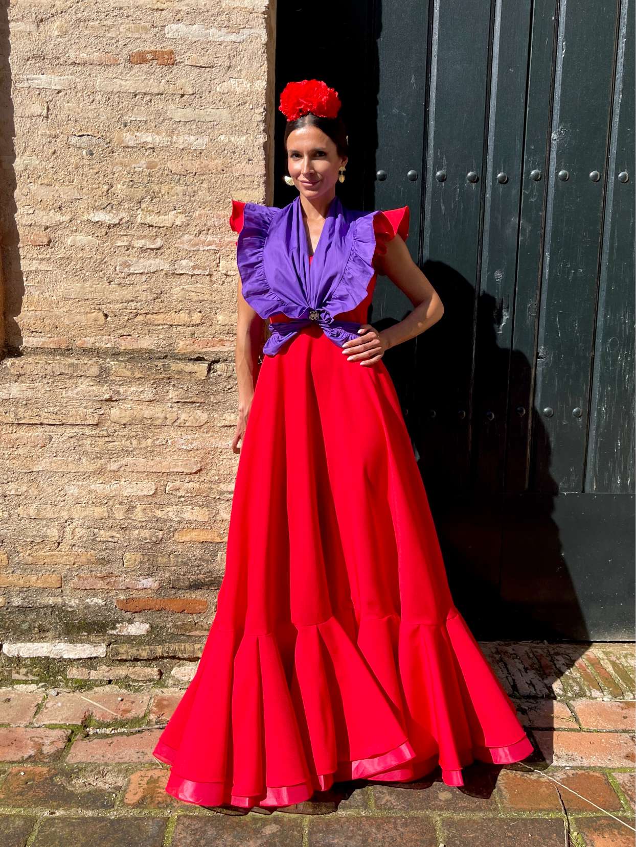 Look Bata Rociera Strech Roja