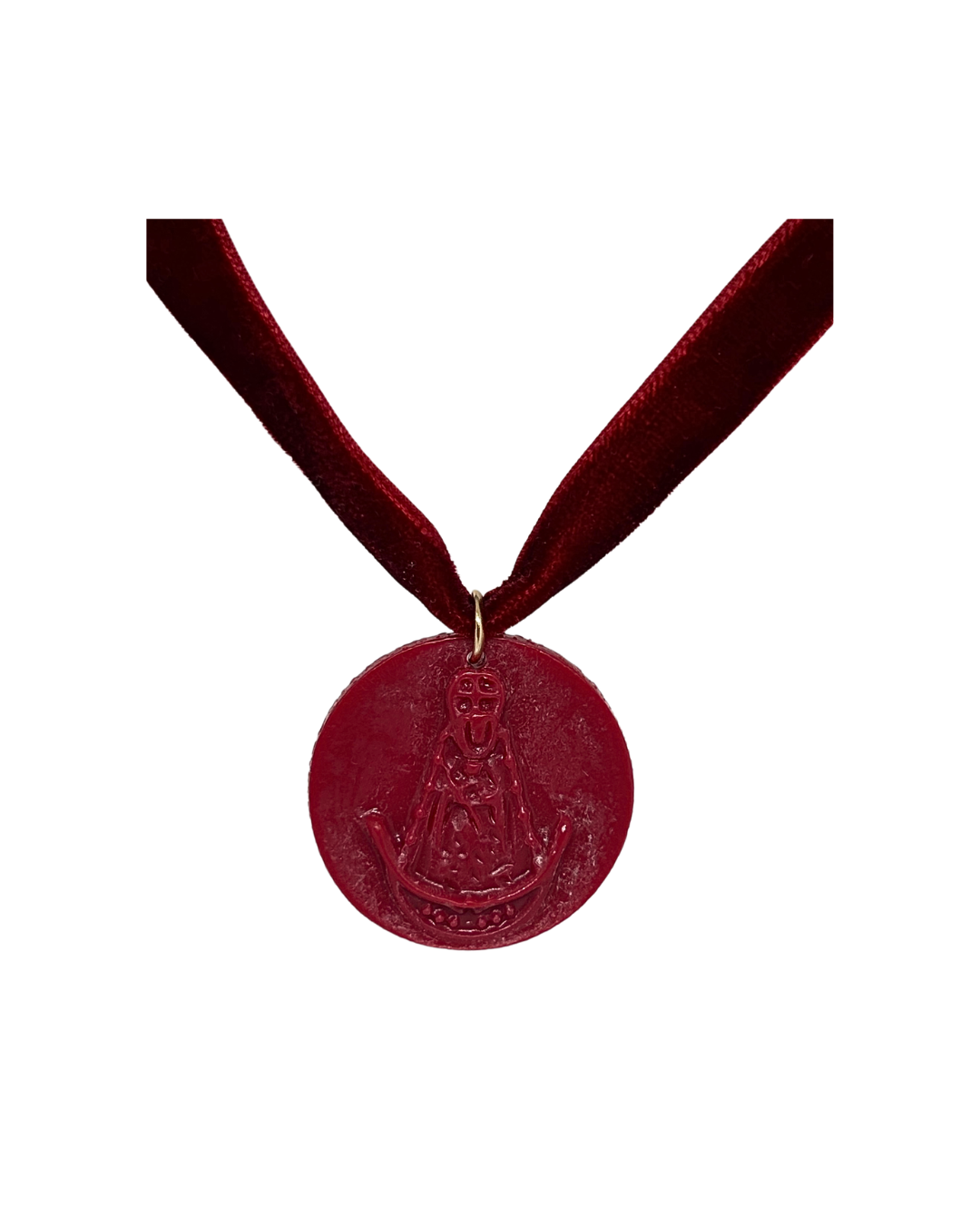 medalla terciopleo burdeos