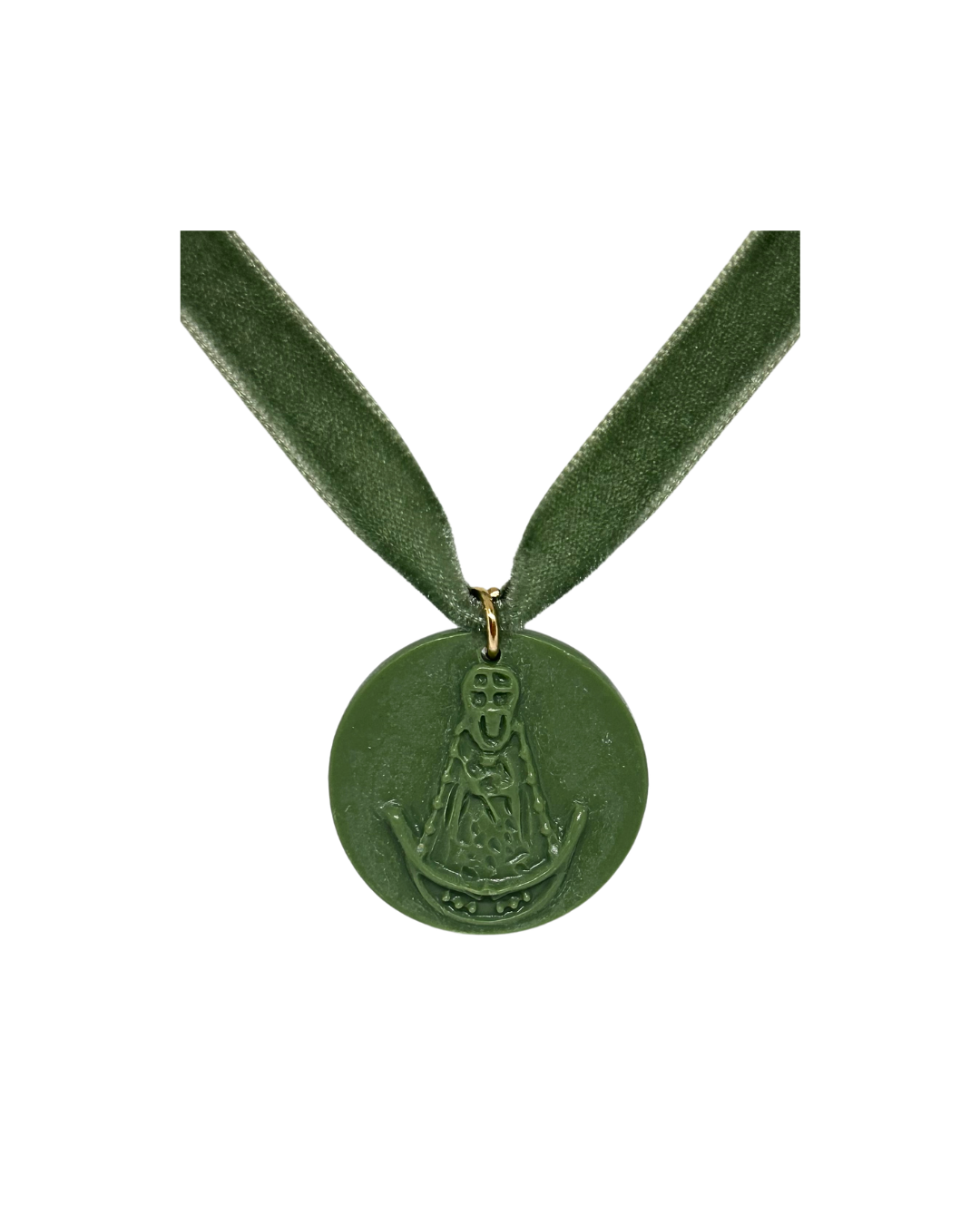 virgen del rocio medalla jabonoso