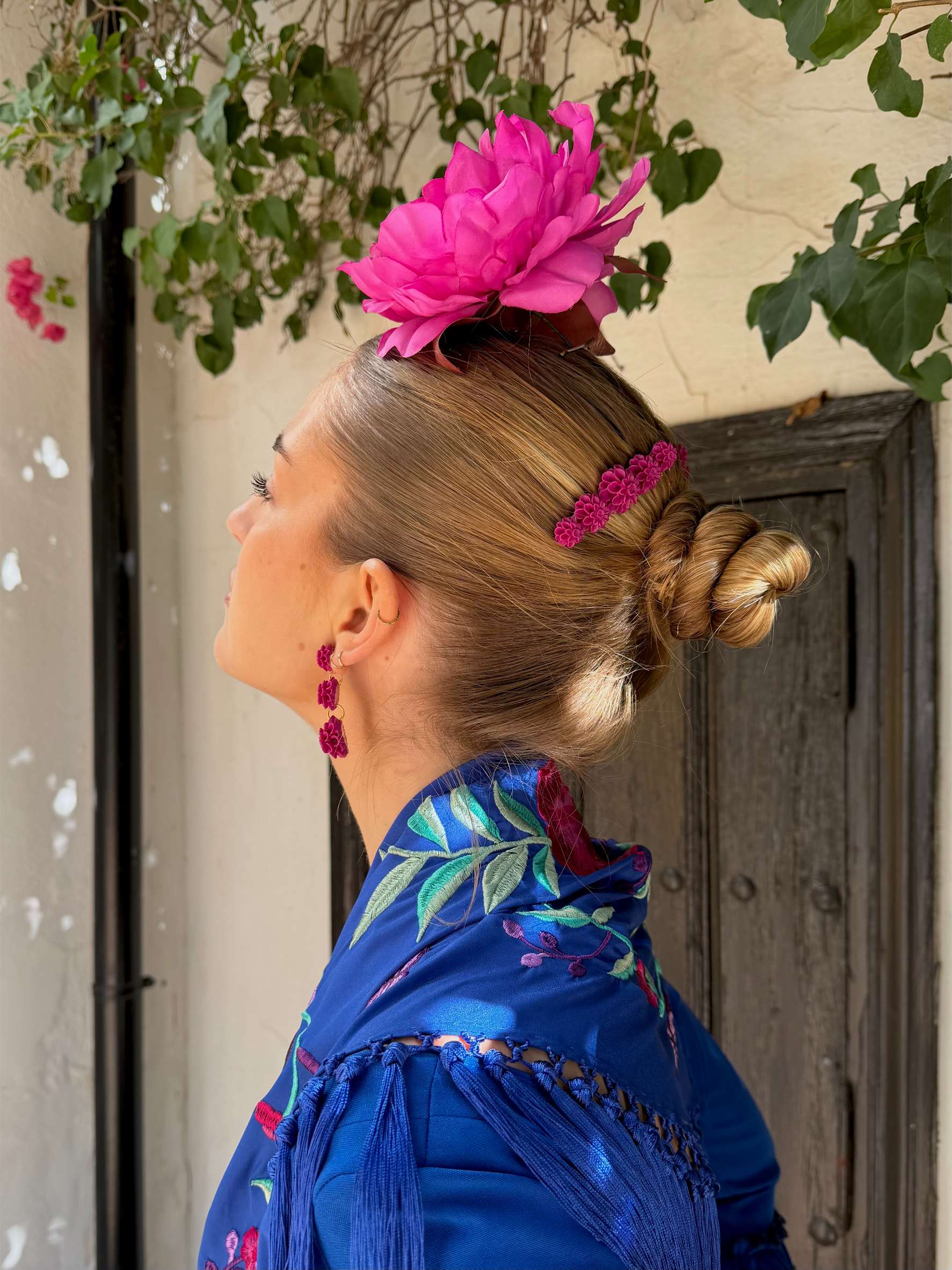 Peinecillo de flamenca Cinco Flores Buganvilla