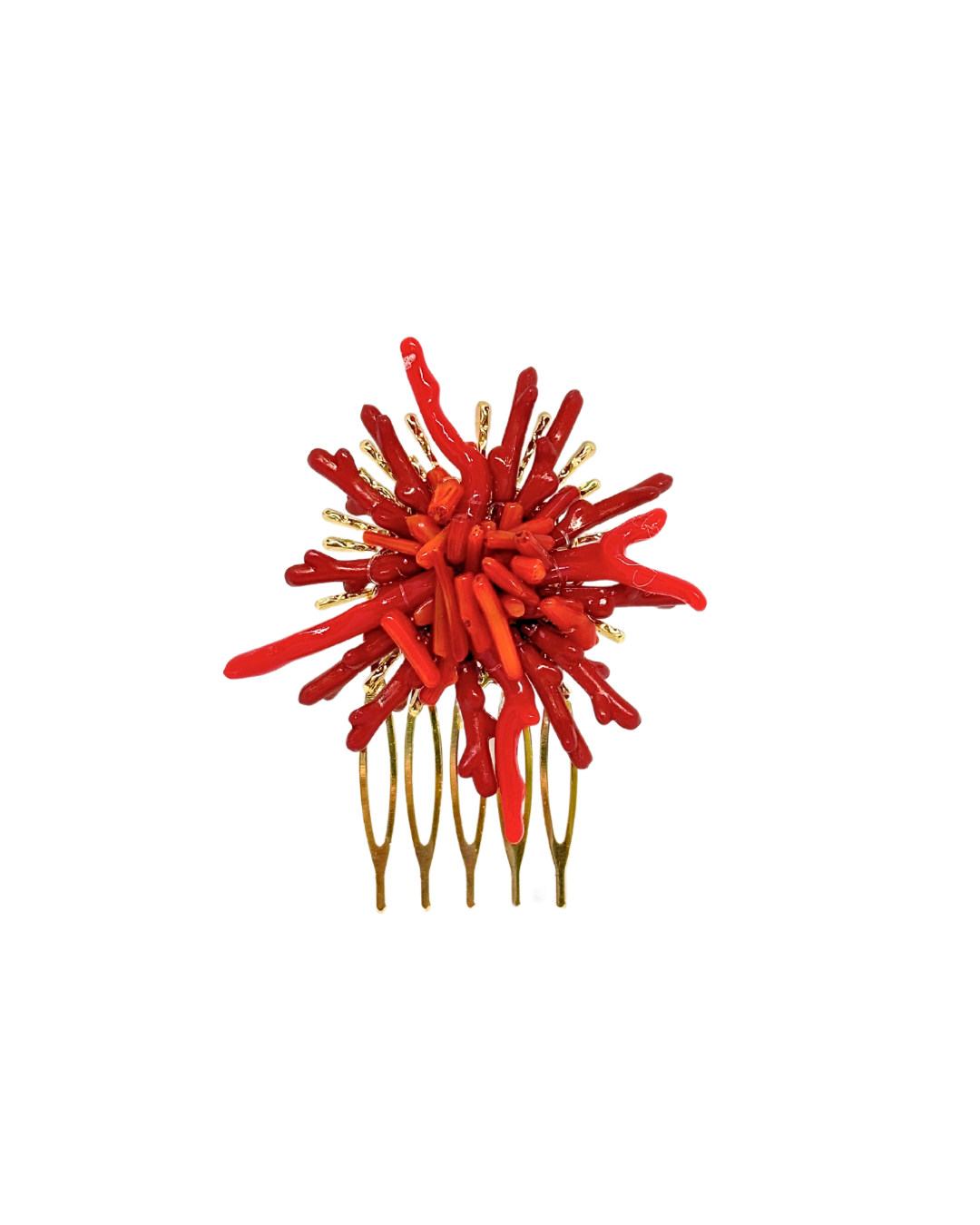 PeinecillodeFlamencaDoradoCoral