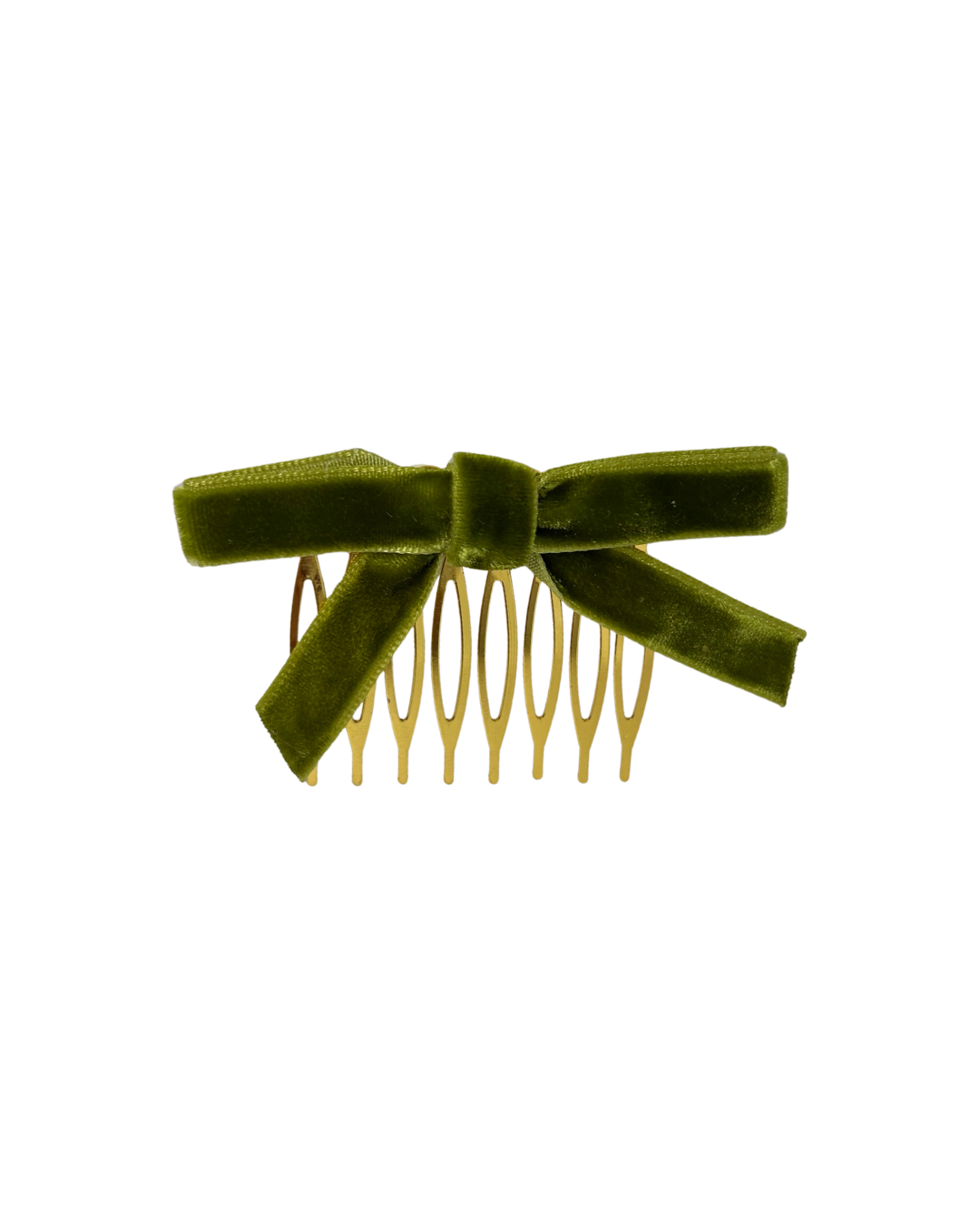 Broche Terciopelo Verde oliva