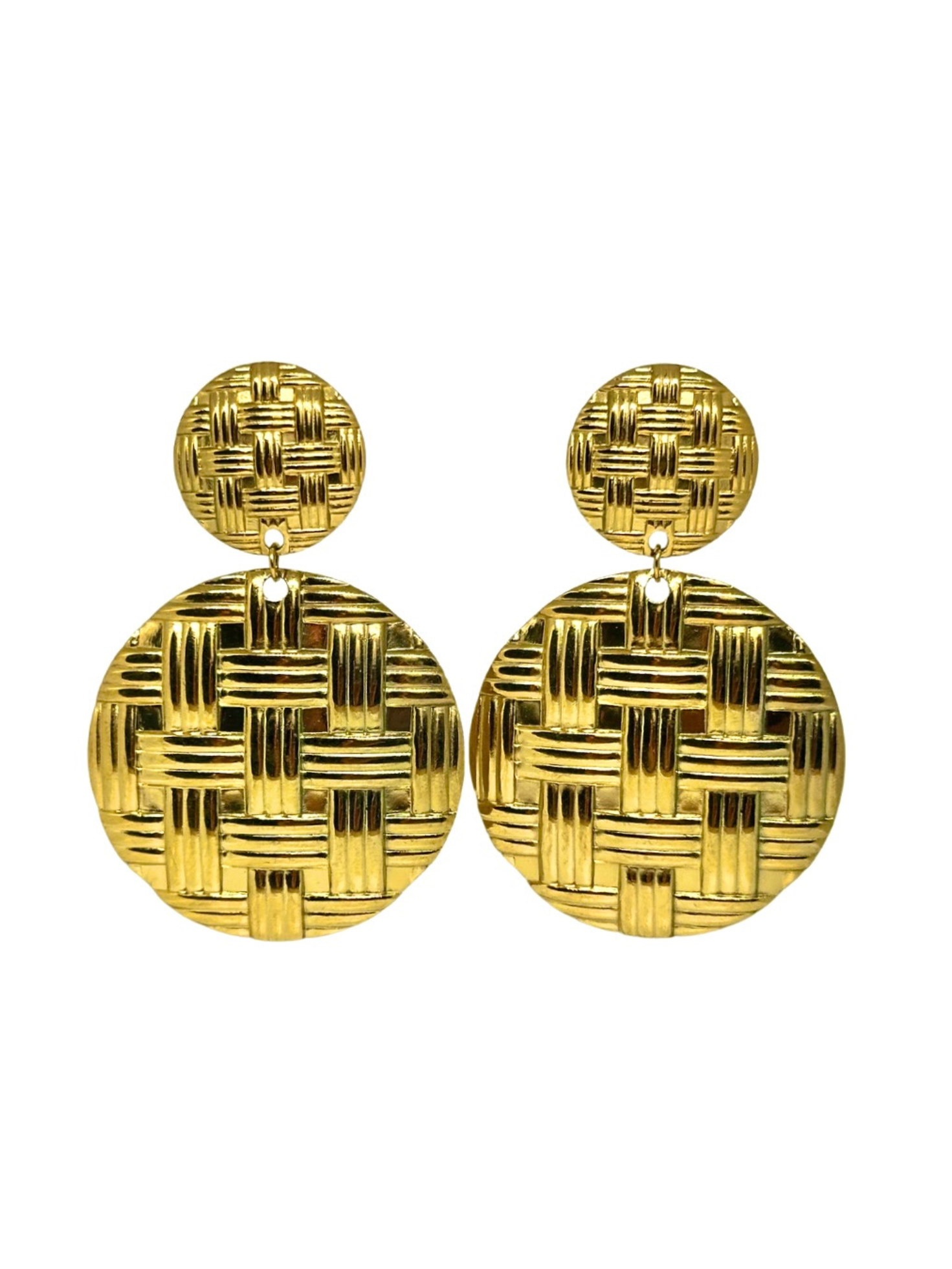 Pendiente de flamenca circulo diseño enea