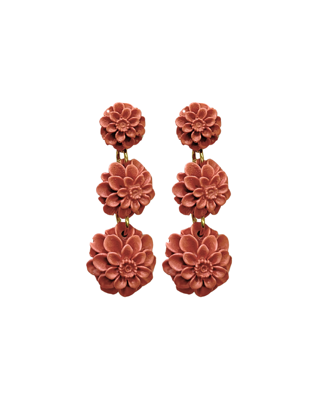 Pendientes de flamenca acetato flores maquillaje
