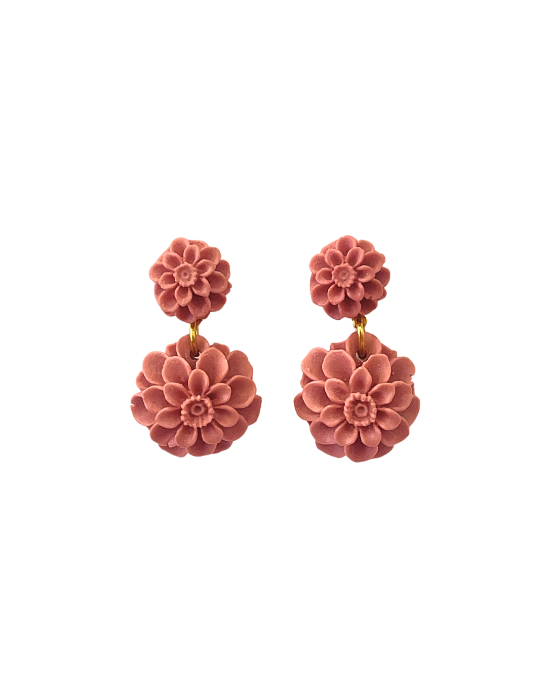 Pendientes de flamenca acetato flores pequeñas maquillaje