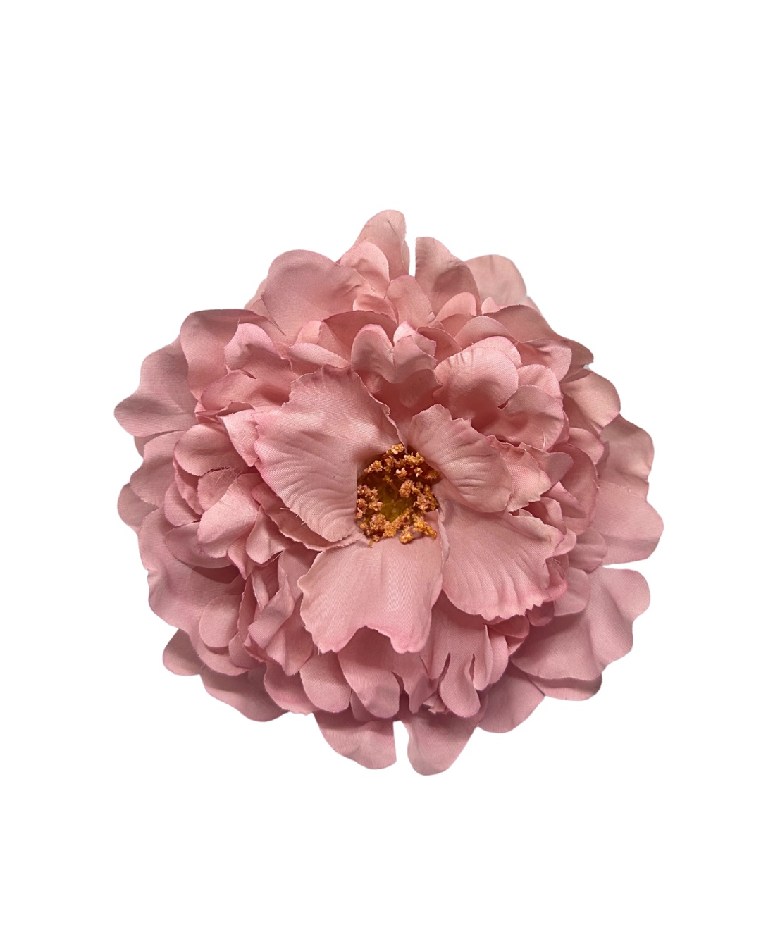 Peonía de Flamenca Teñida a Mano Rosa Palo
