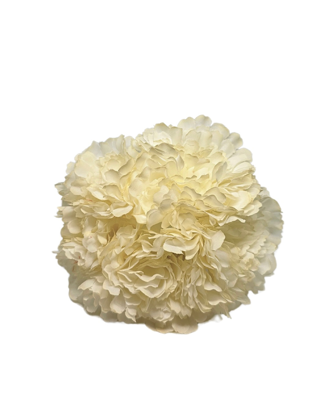 Ramillete de Flamenca Teñido a Mano de Claveles Beige