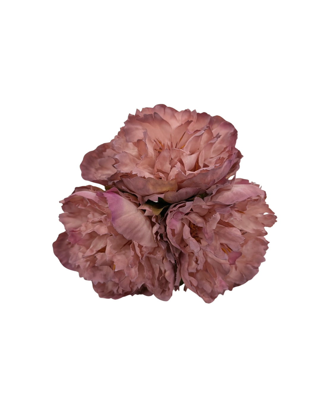 Ramillete de Flamenca Tres Peonías Maquillaje