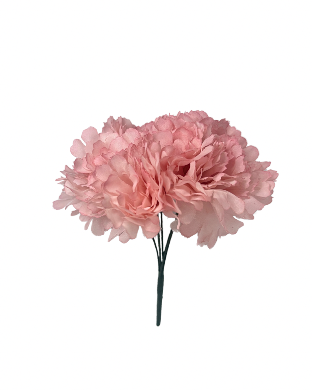Ramillete de claveles rosa palo