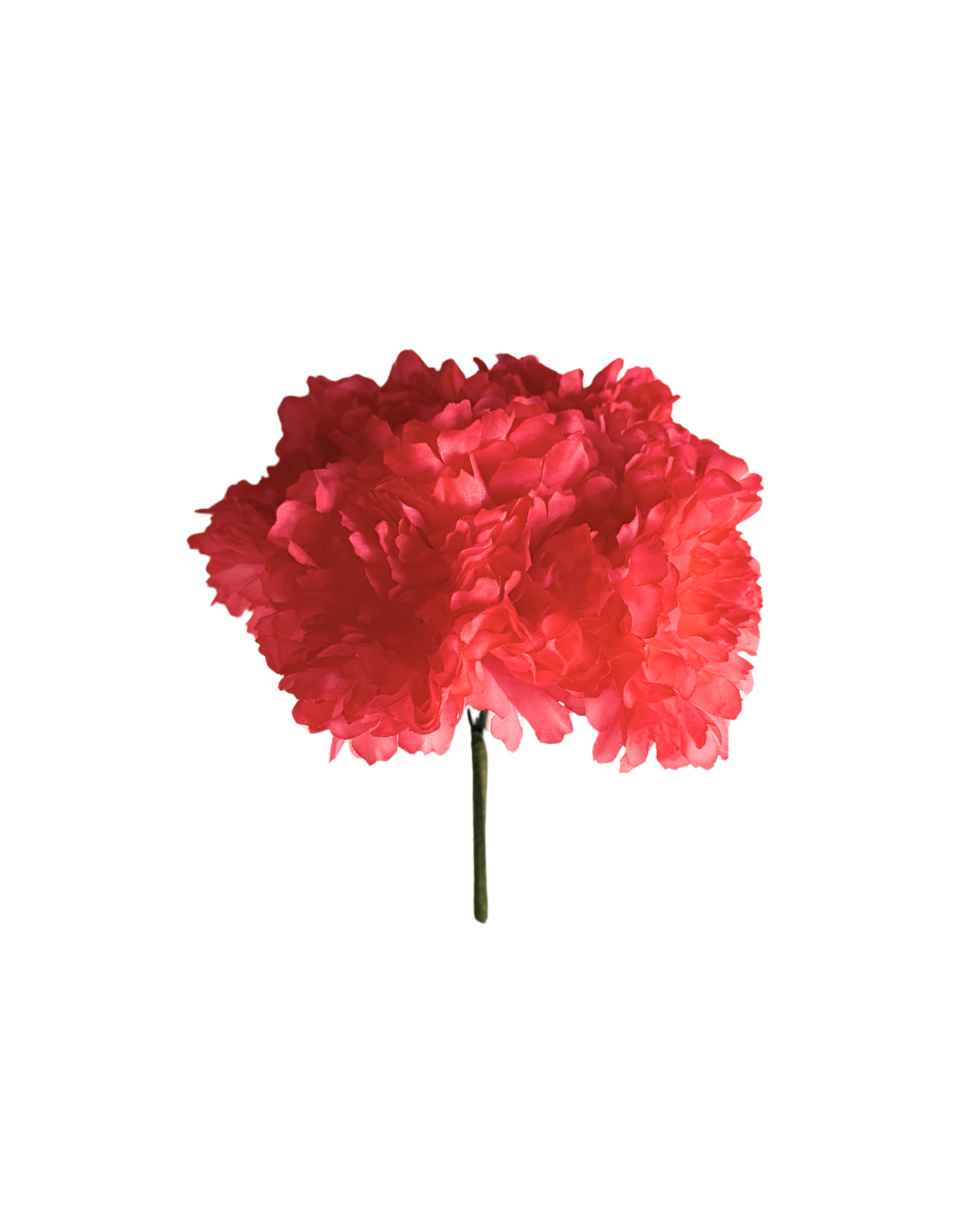 Ramillete de flamenca color Coral detalles