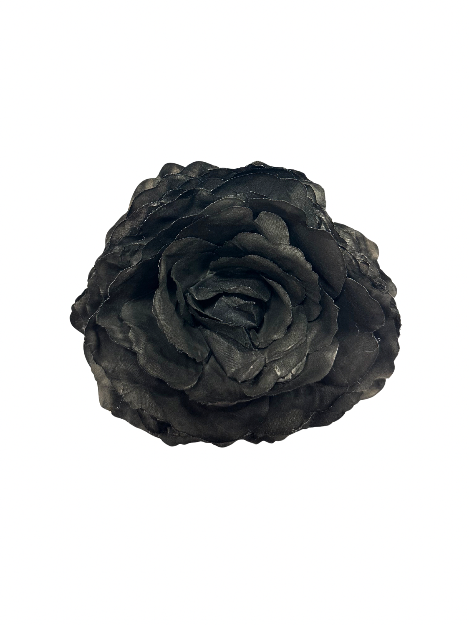 Rosa de Flamenca Teñida a Mano Gris
