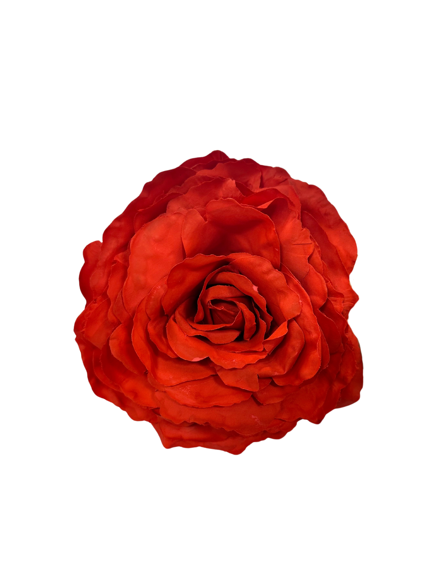 Rosa de Flamenca Teñida a Mano Roja