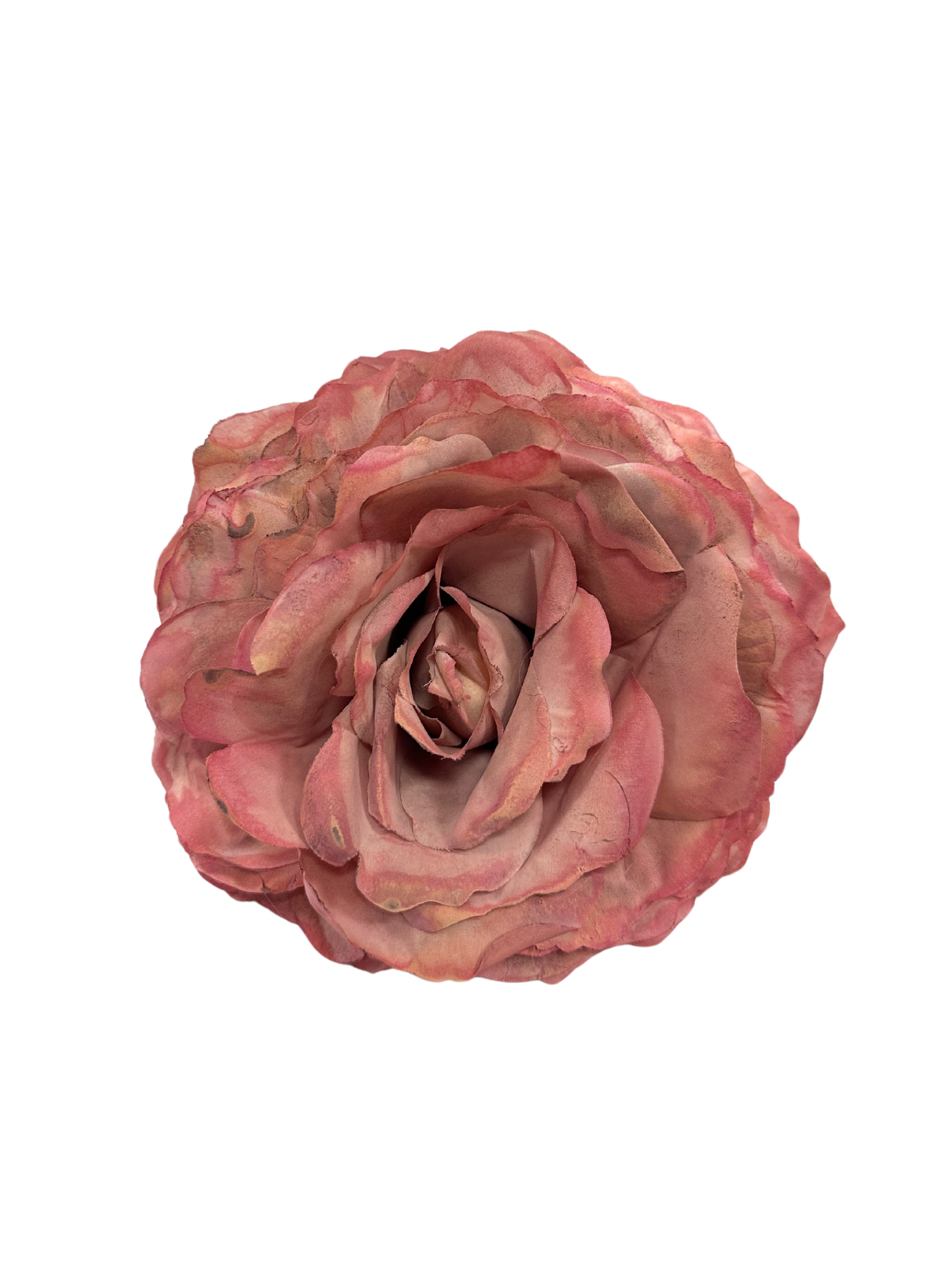 Rosa de Flamenca Teñida a Mano Rosa Palo