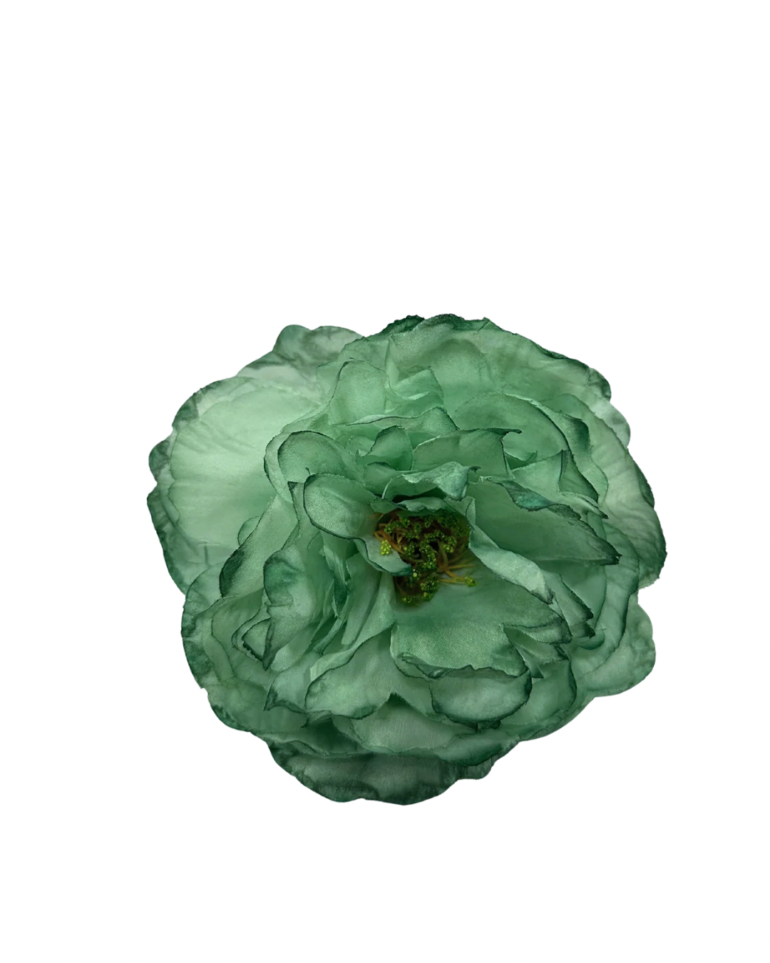 Peonía de Flamenca Niña Teñida a Mano Jabonoso Claro