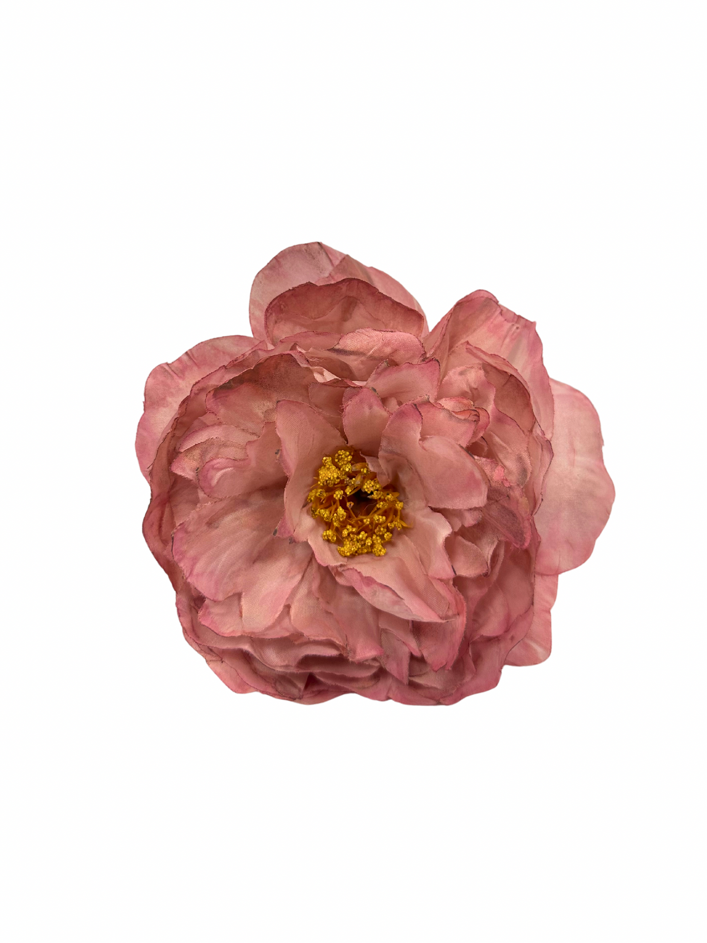 Peonía de Flamenca Niña Teñida a Mano Rosa Palo