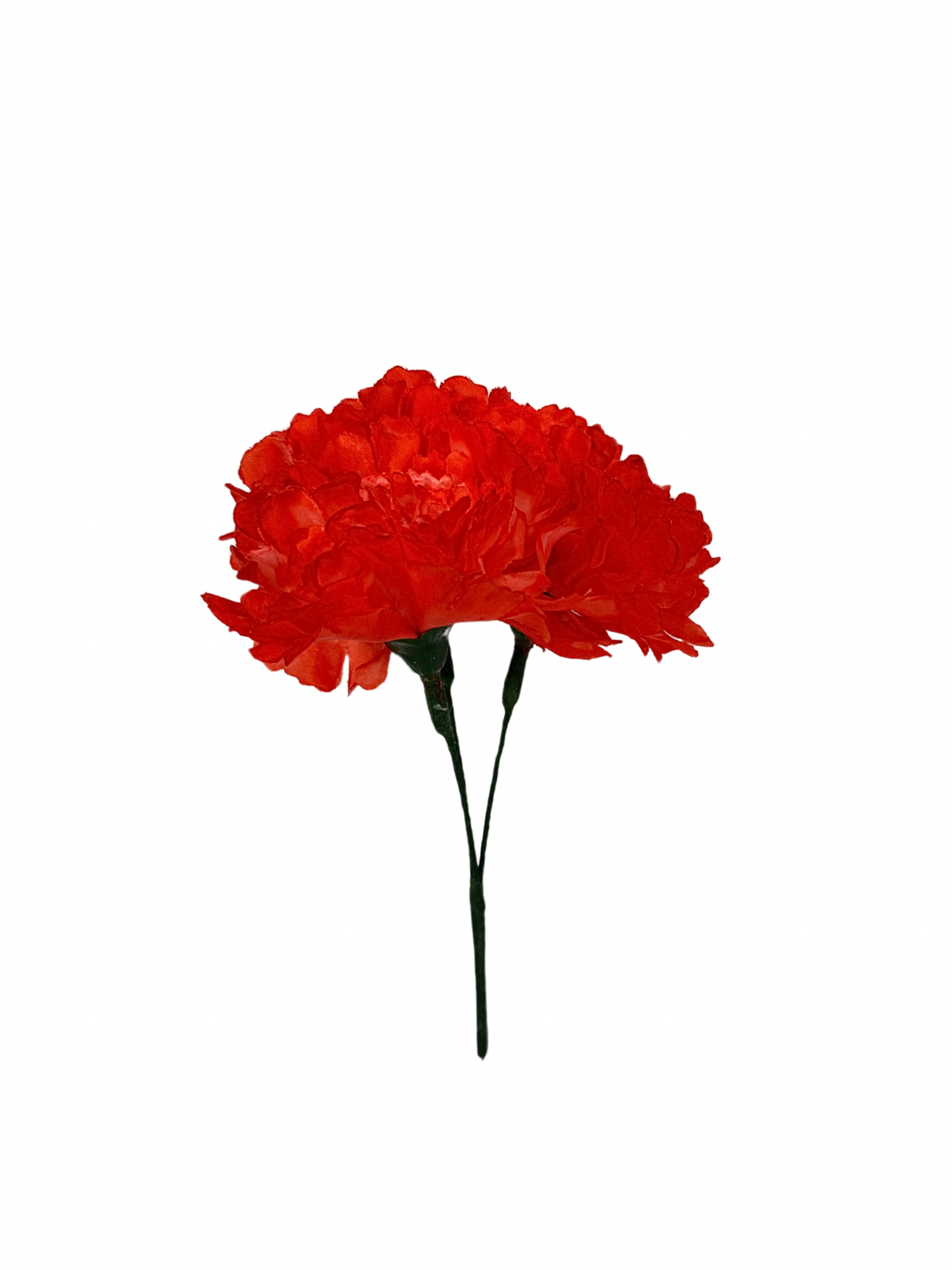 Ramillete de Flamenca Niña Teñido a Mano de Claveles Salmón