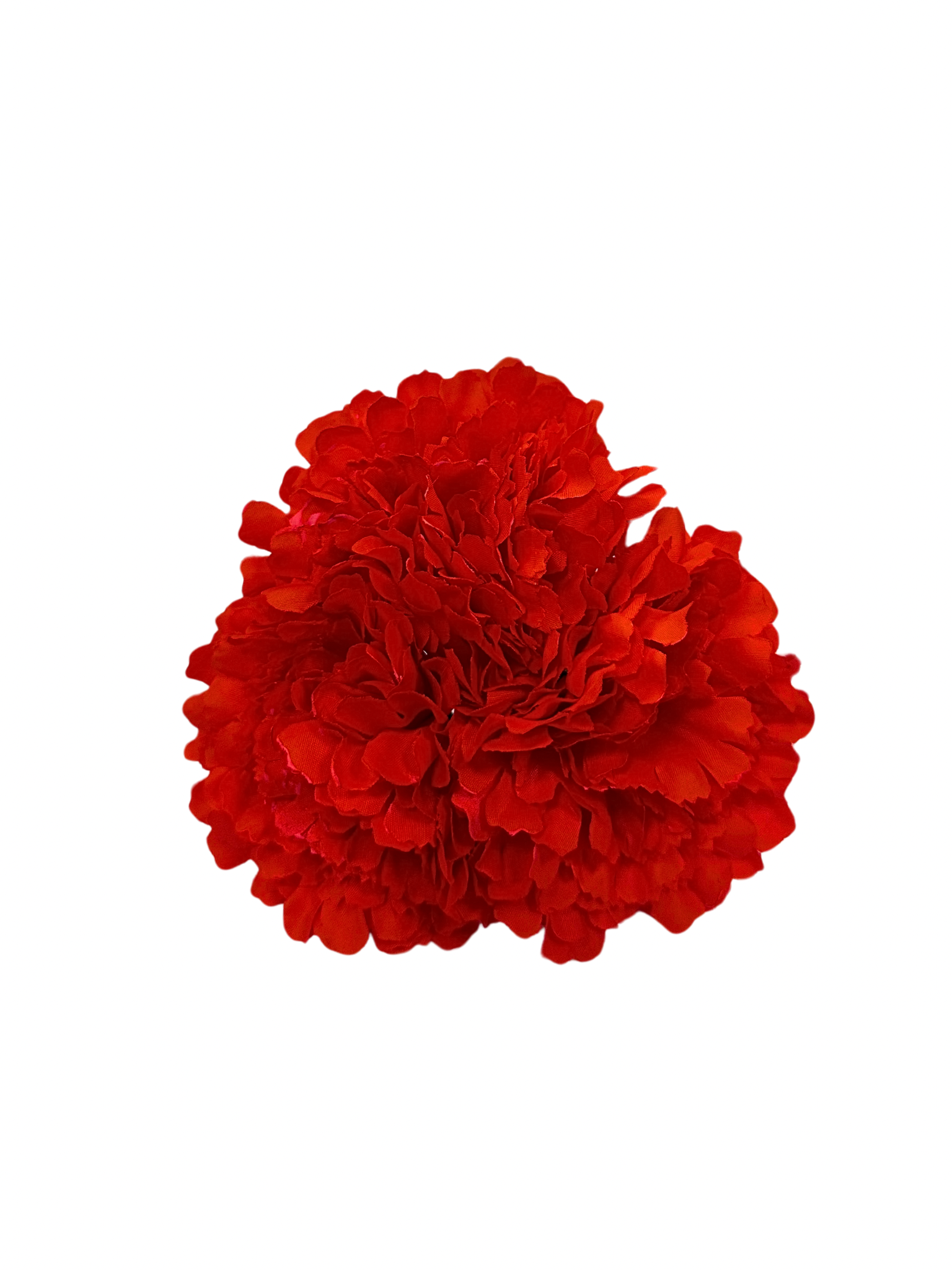 Ramillete de Flamenca Niña Teñido a Mano de Claveles Rojo