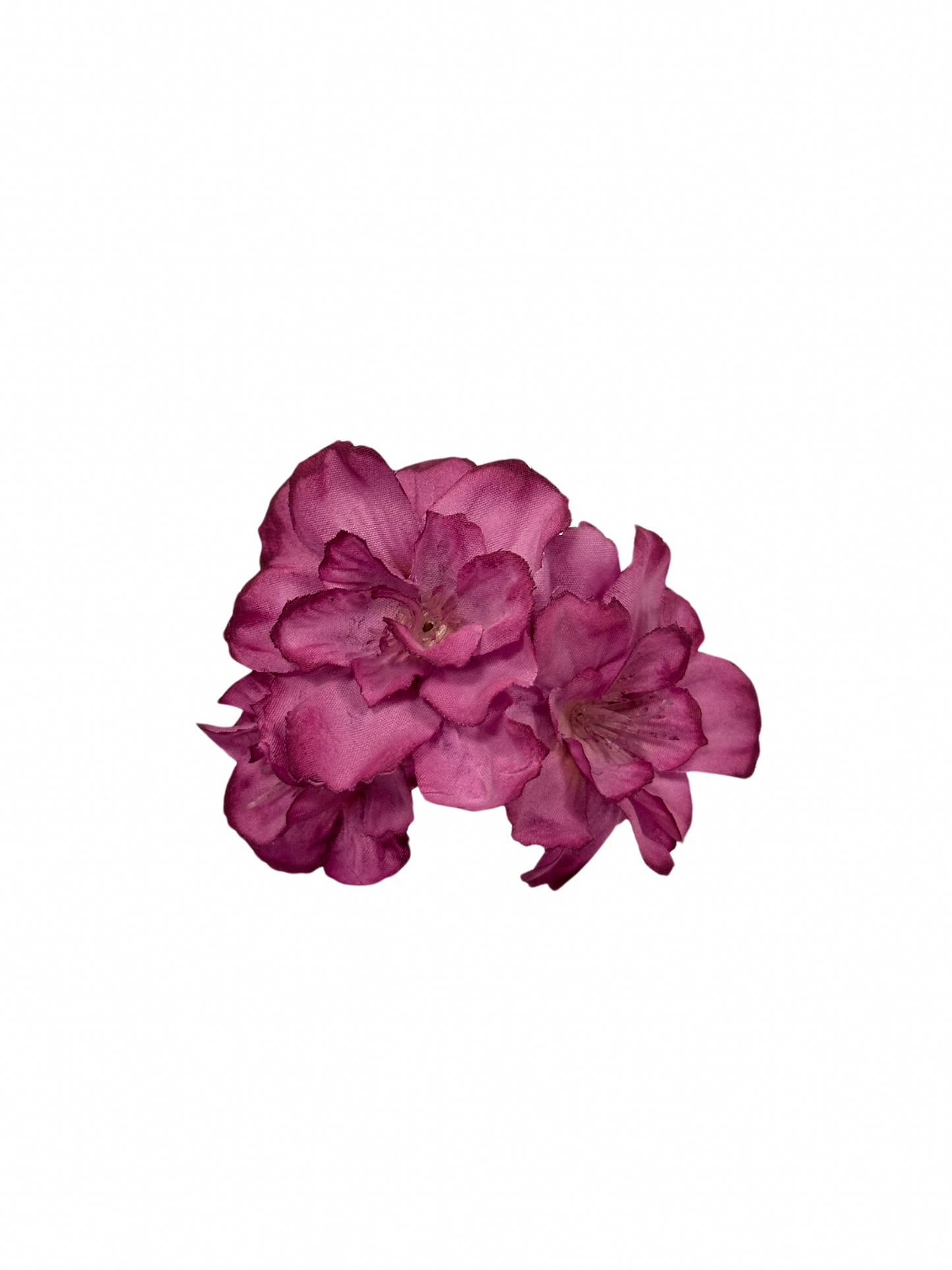 Flor del Cerezo Pequeña Teñidas a Mano Frambuesa