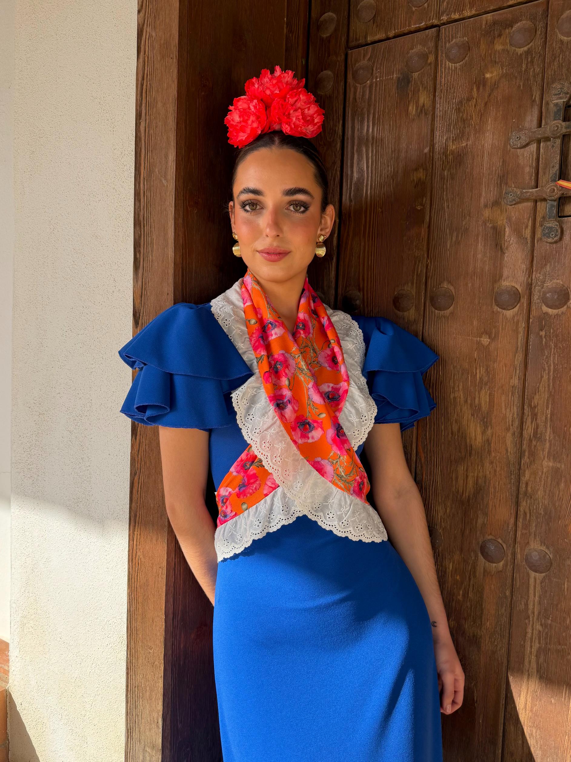 piquillo de romeria amapolas naranja