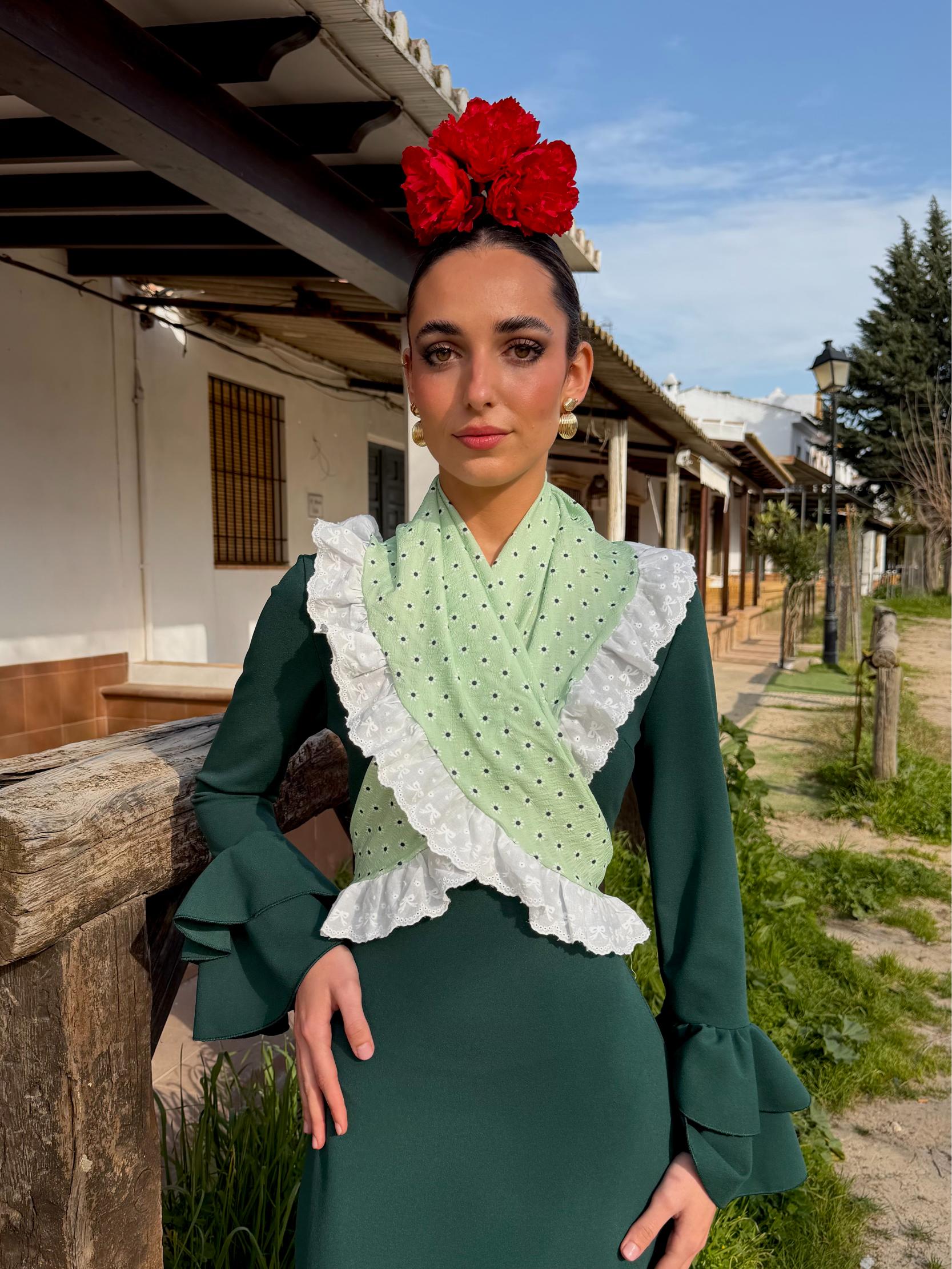 piquillo rociero margaritas verde manzana