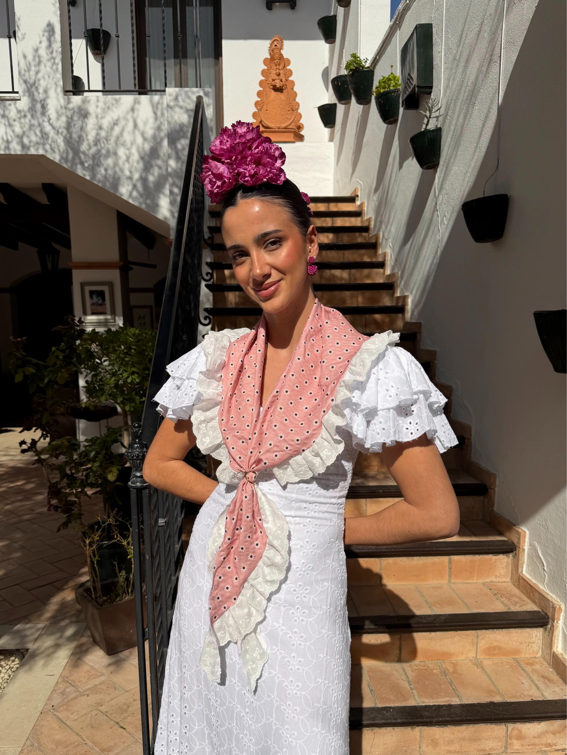 piquillo romería margaritas rosa