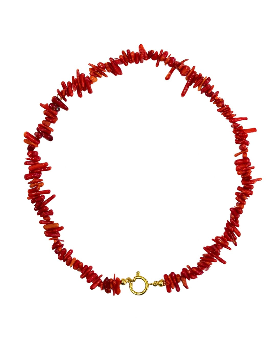 Collar de flamenca corales