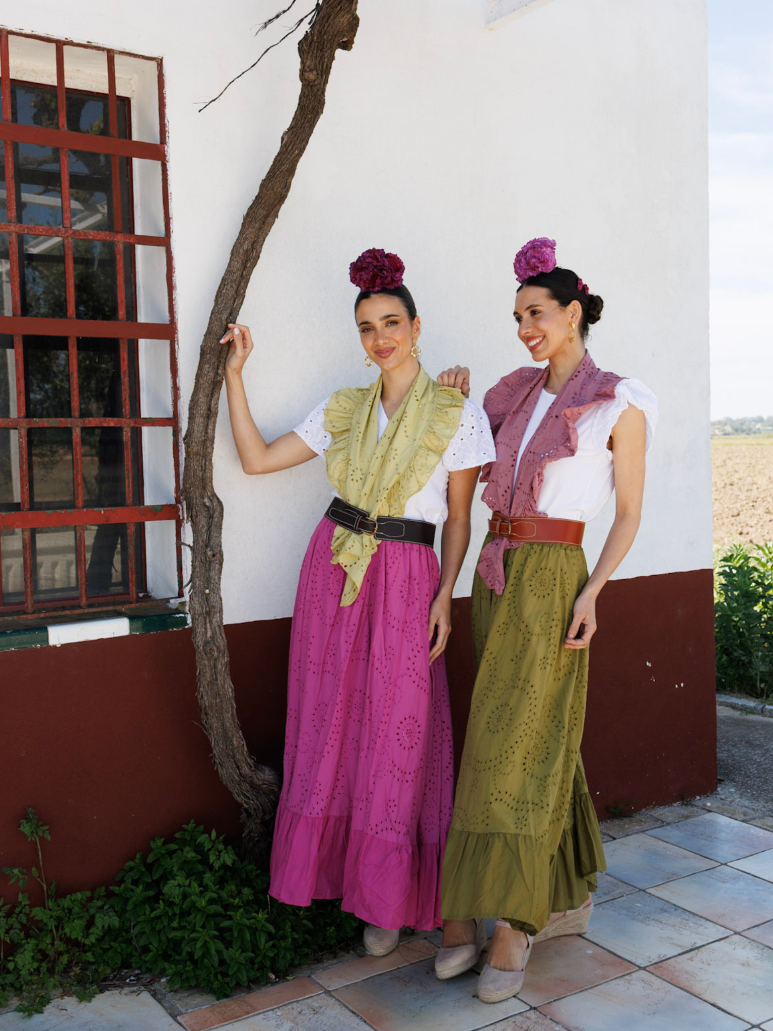 Cinturón Rociero de Cuero Hebilla Delantera