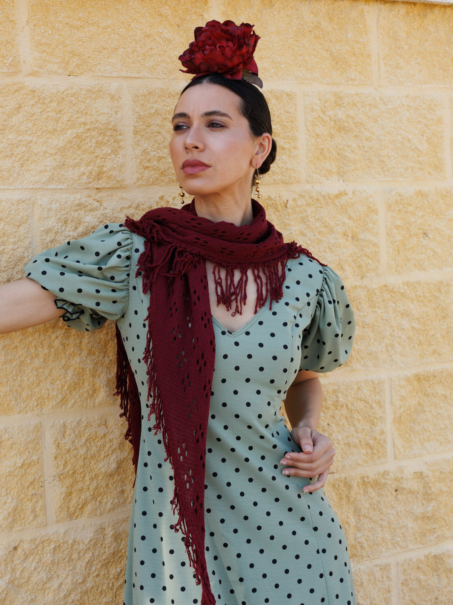 Piquillo Toquilla de Crochet para Romería