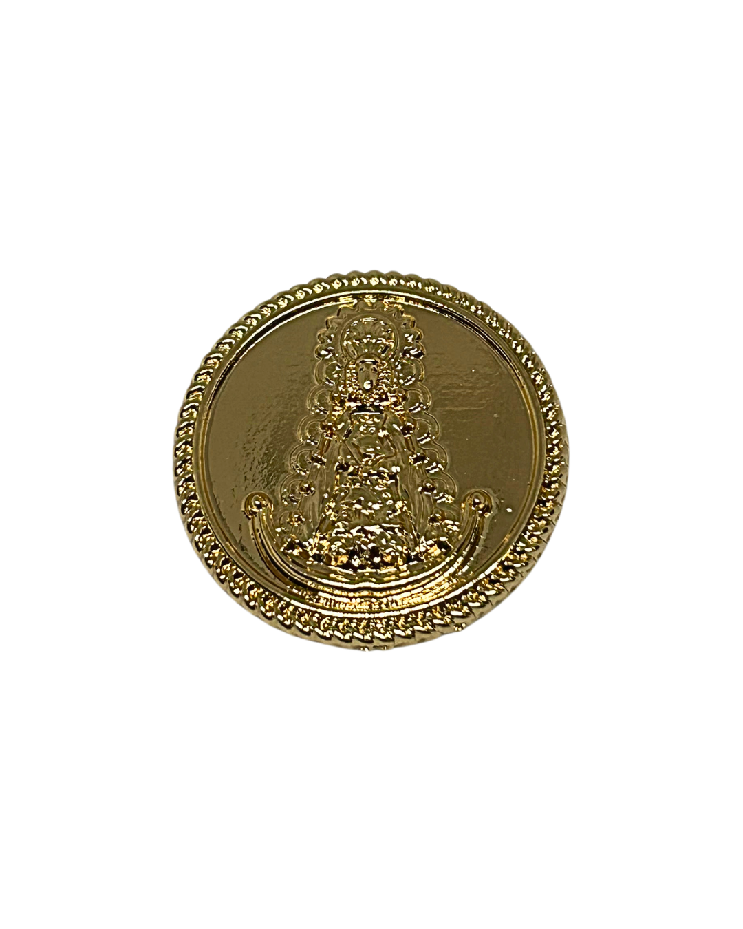 Broche dorado Virgen del Rocío