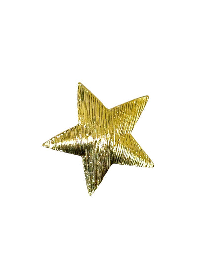 Broche de estrella dorada de flamenca 