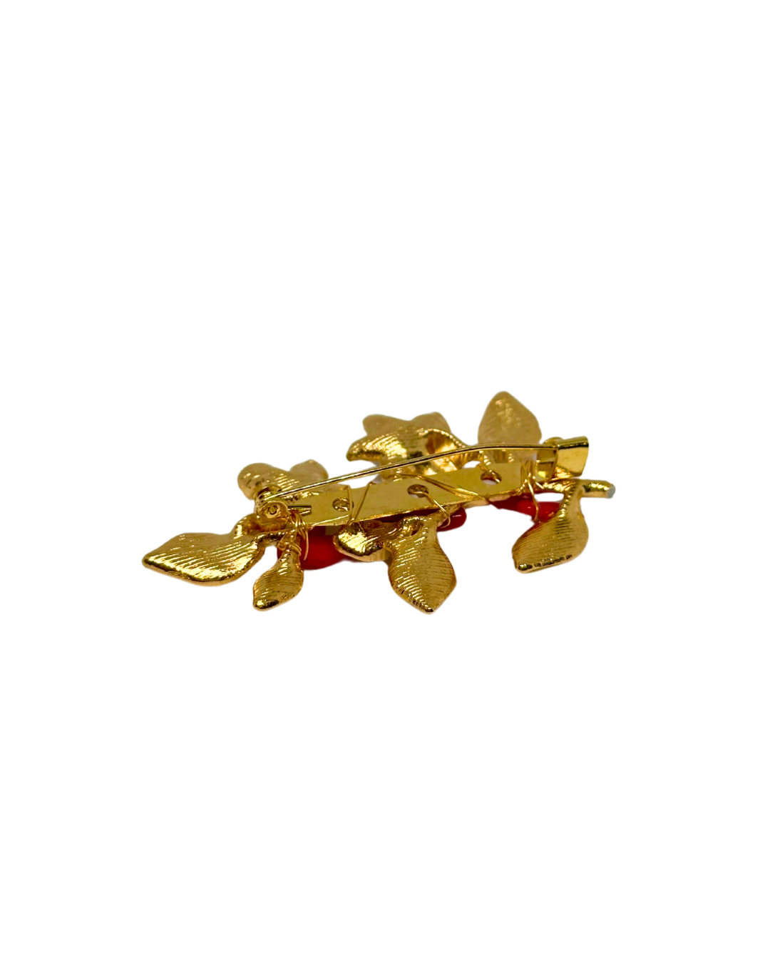 Broche de flamenca con coral