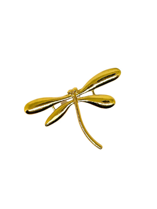 Broche libelula lisa de flamenca