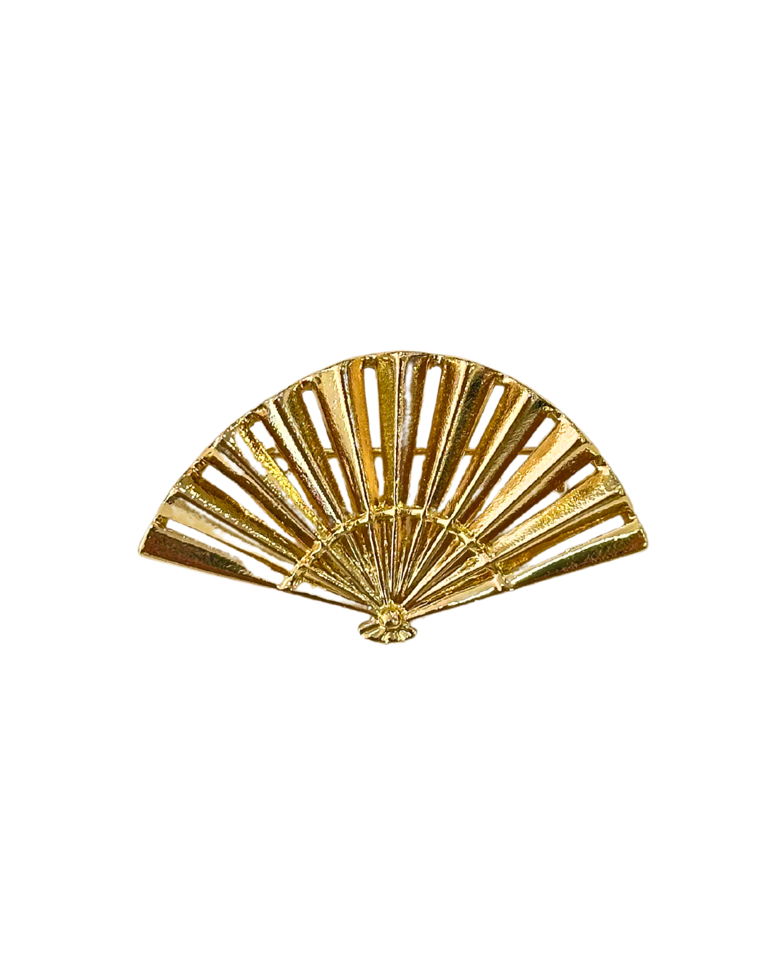 Broche De Flamenca Abanico Liso