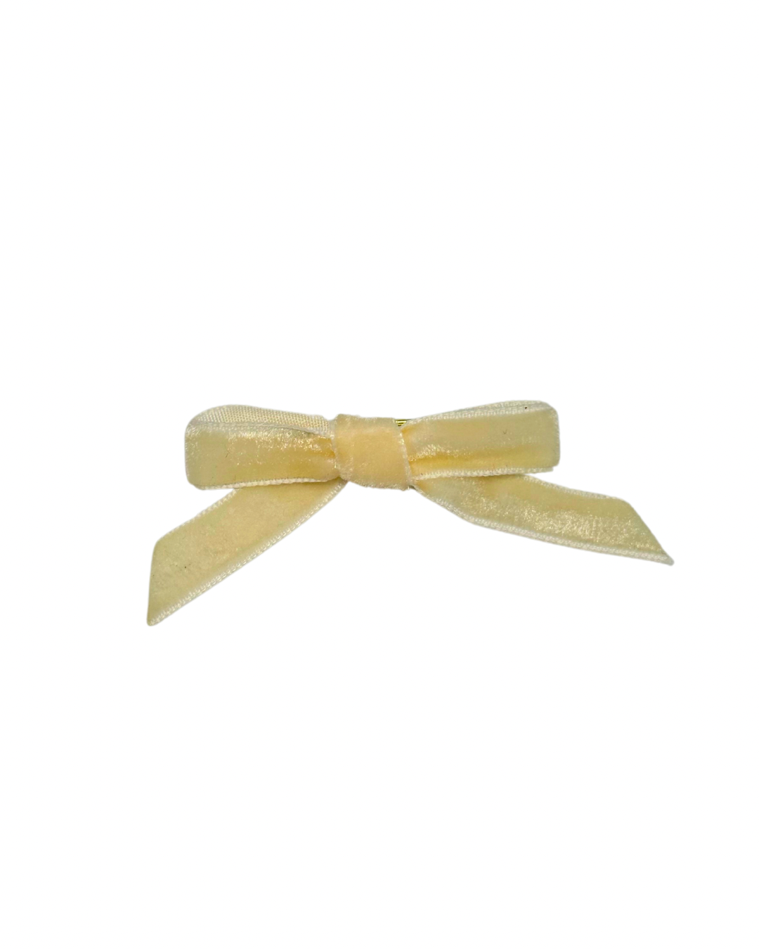 Broche de Flamenca Lazo de Terciopelo Beige