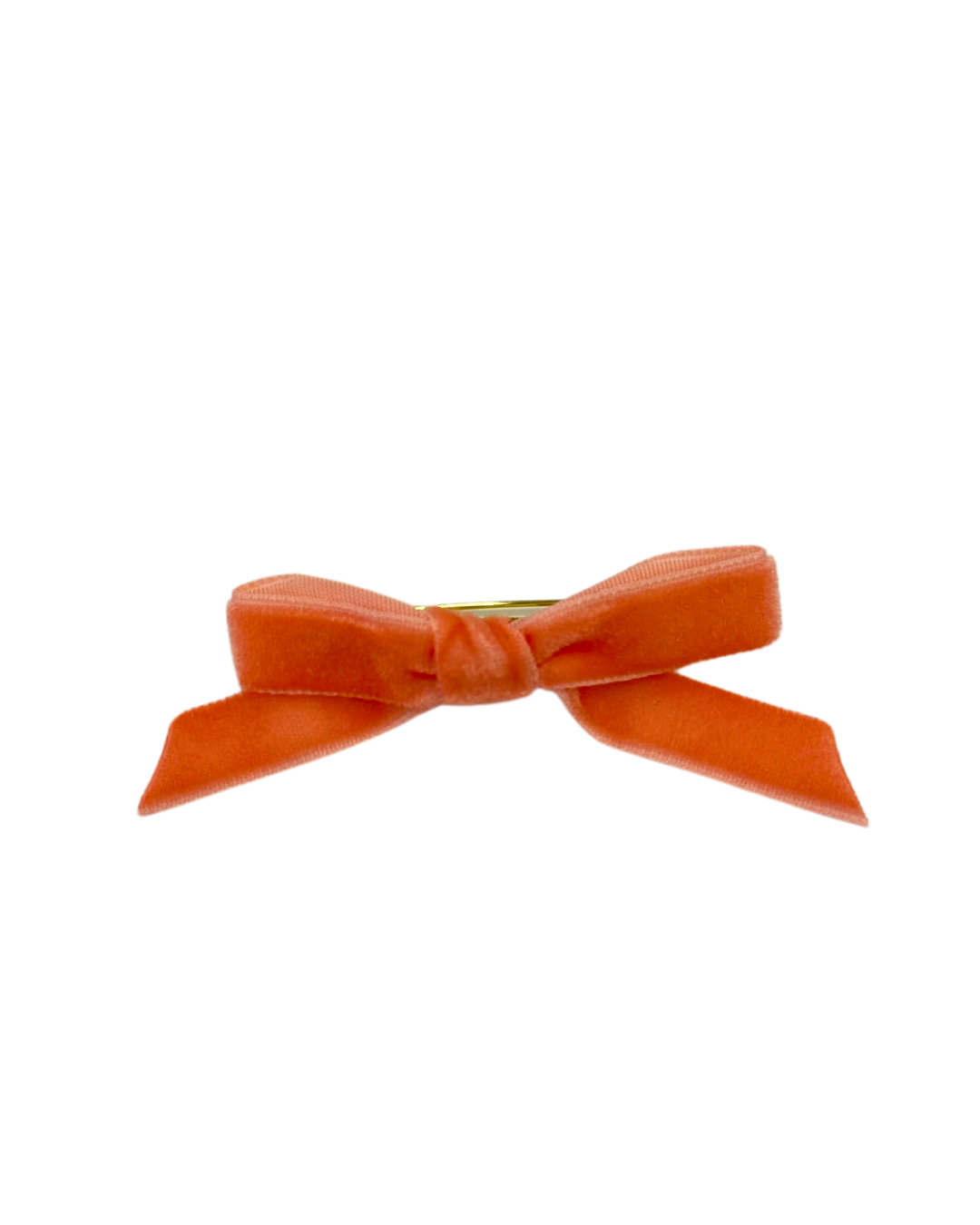 Broche de Flamenca Lazo de Terciopelo Coral