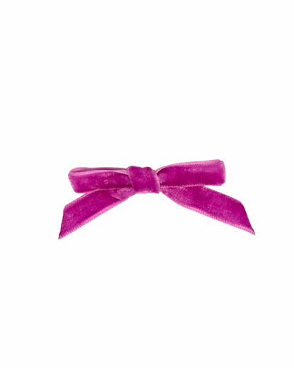 Broche de Flamenca Lazo de Terciopelo Frambuesa
