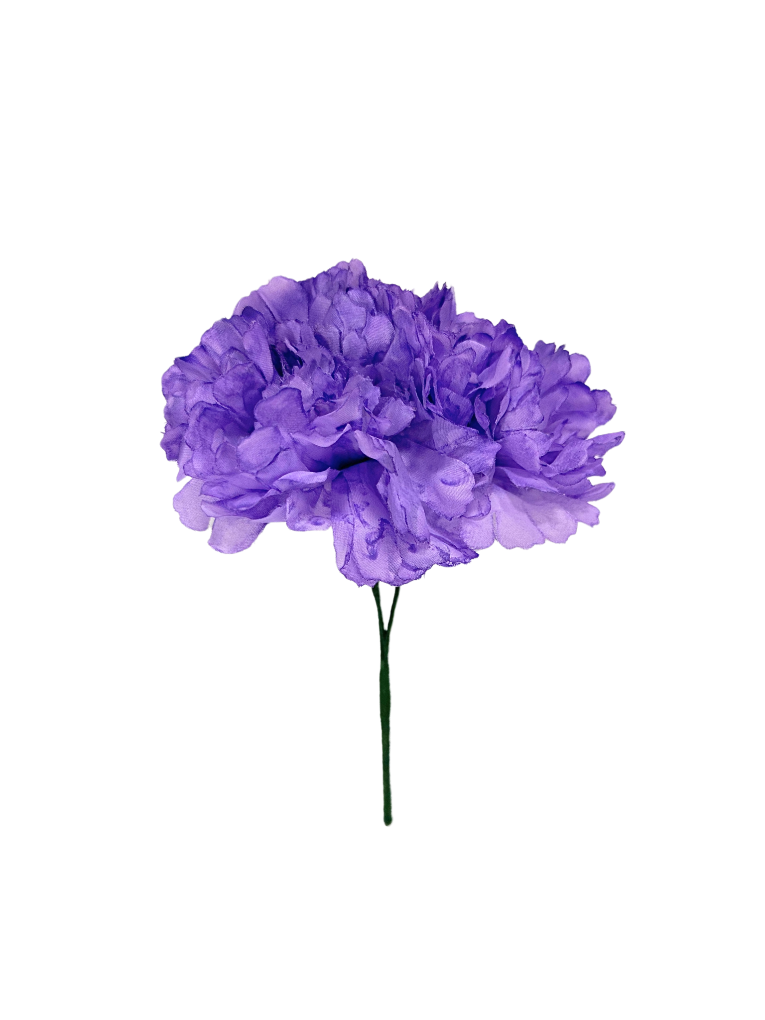 Ramillete de Flamenca Niña Teñido a Mano de Claveles Malva