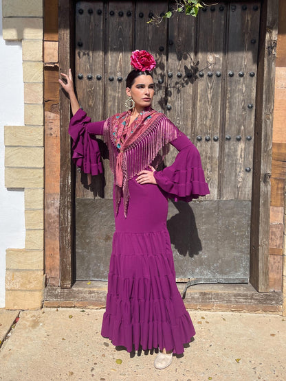 Traje Flamenca Low Cost Canastero Buganvilla