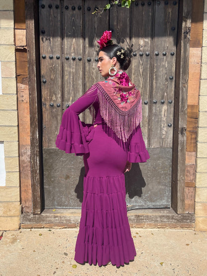 Traje Flamenca Low Cost Canastero Buganvilla