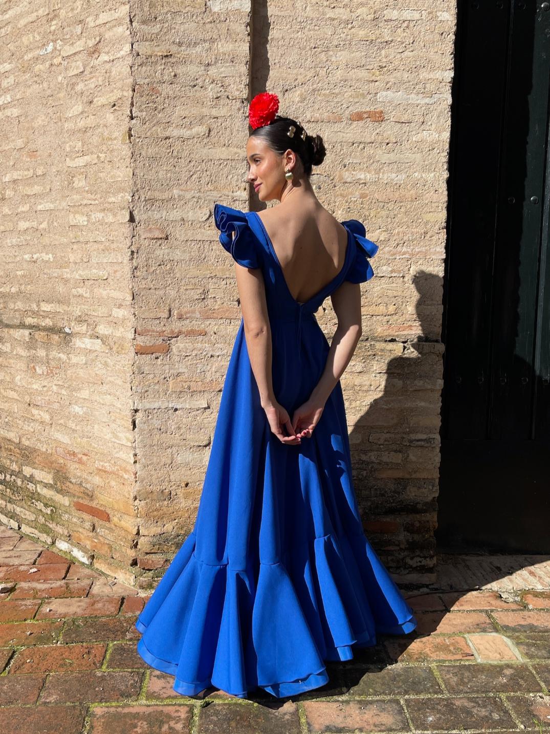 Bata Rociera Strech Azul eléctrico