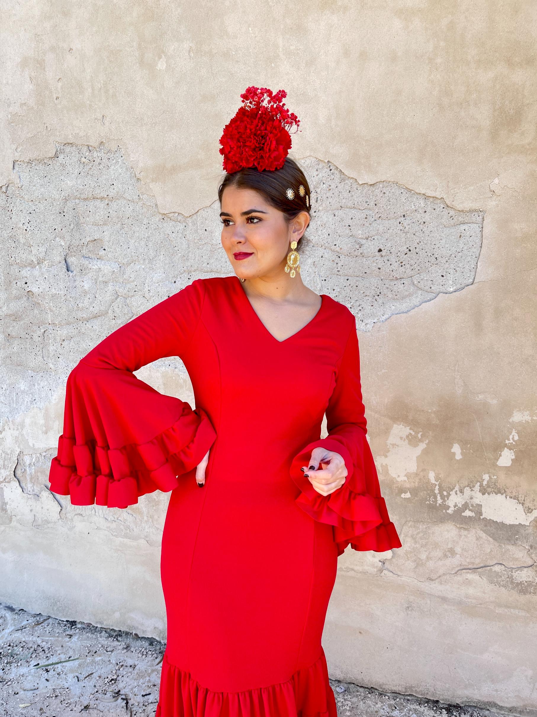Traje Flamenca Low Cost Canastero Rojo